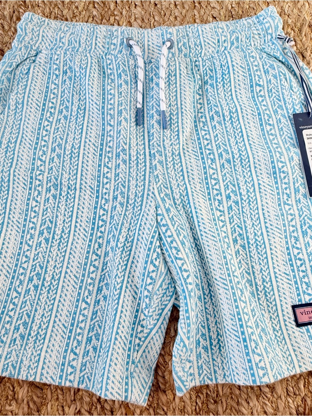 Vineyard Vines Boys Sun Kissed Jetty Drawstring Short Size M 12/14 NWT $49.50